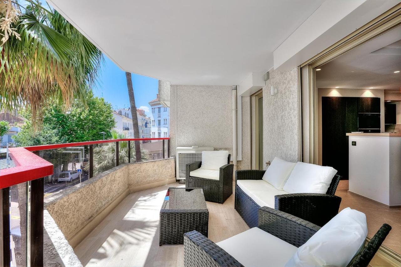 Luxury Flat With Balcony - City Center Cannes Bagian luar foto