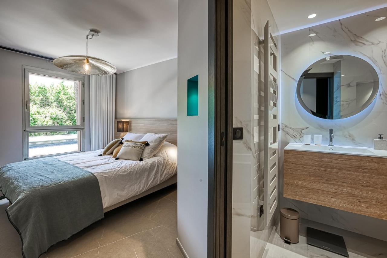 Luxury Flat With Balcony - City Center Cannes Bagian luar foto